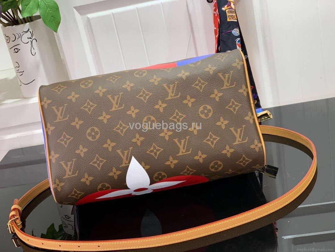 LV M57451 Louis Vuitton Game On Speedy Bandouliere 30 Bag Monogram Canvas