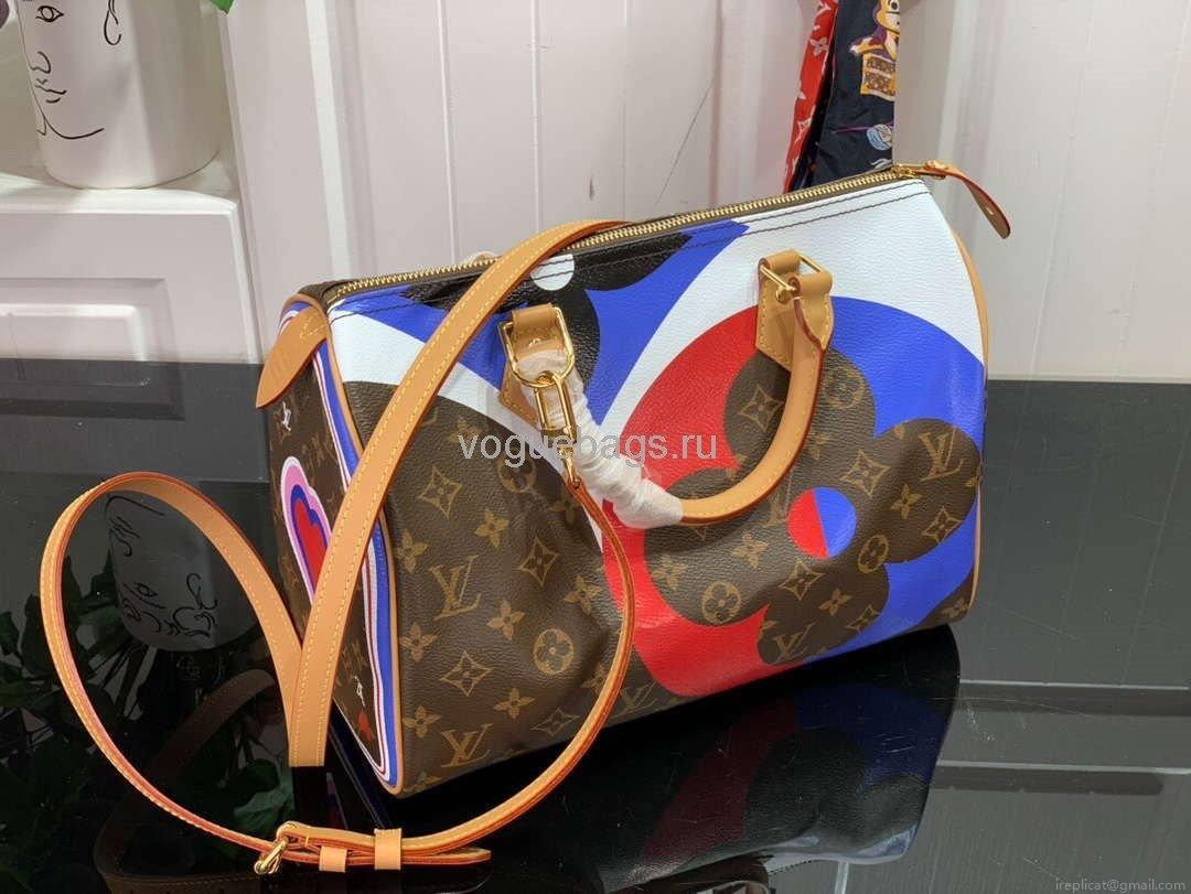 LV M57451 Louis Vuitton Game On Speedy Bandouliere 30 Bag Monogram Canvas