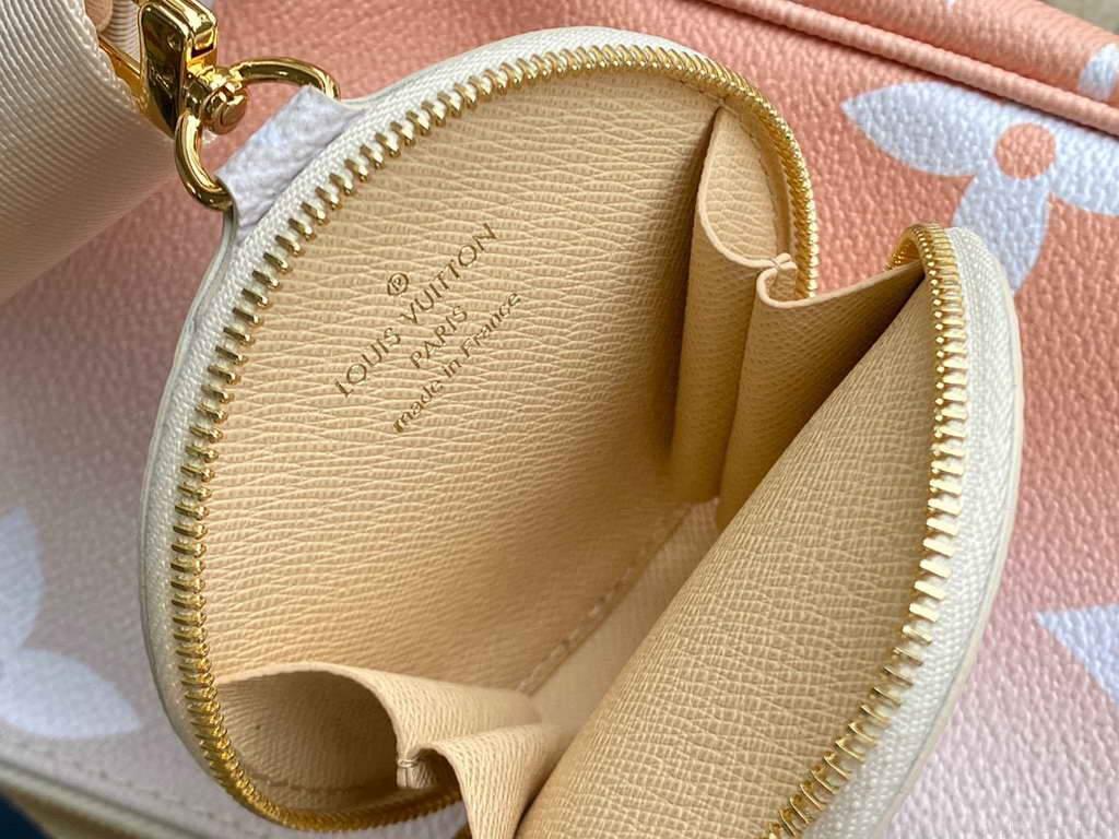 LV M57634 Louis Vuitton M57633 Multi Pochette Accessoires Bag Brume Gray