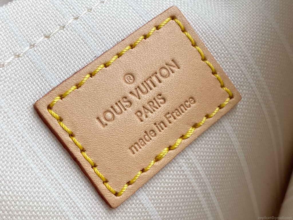 LV M57634 Louis Vuitton M57633 Multi Pochette Accessoires Bag Brume Gray