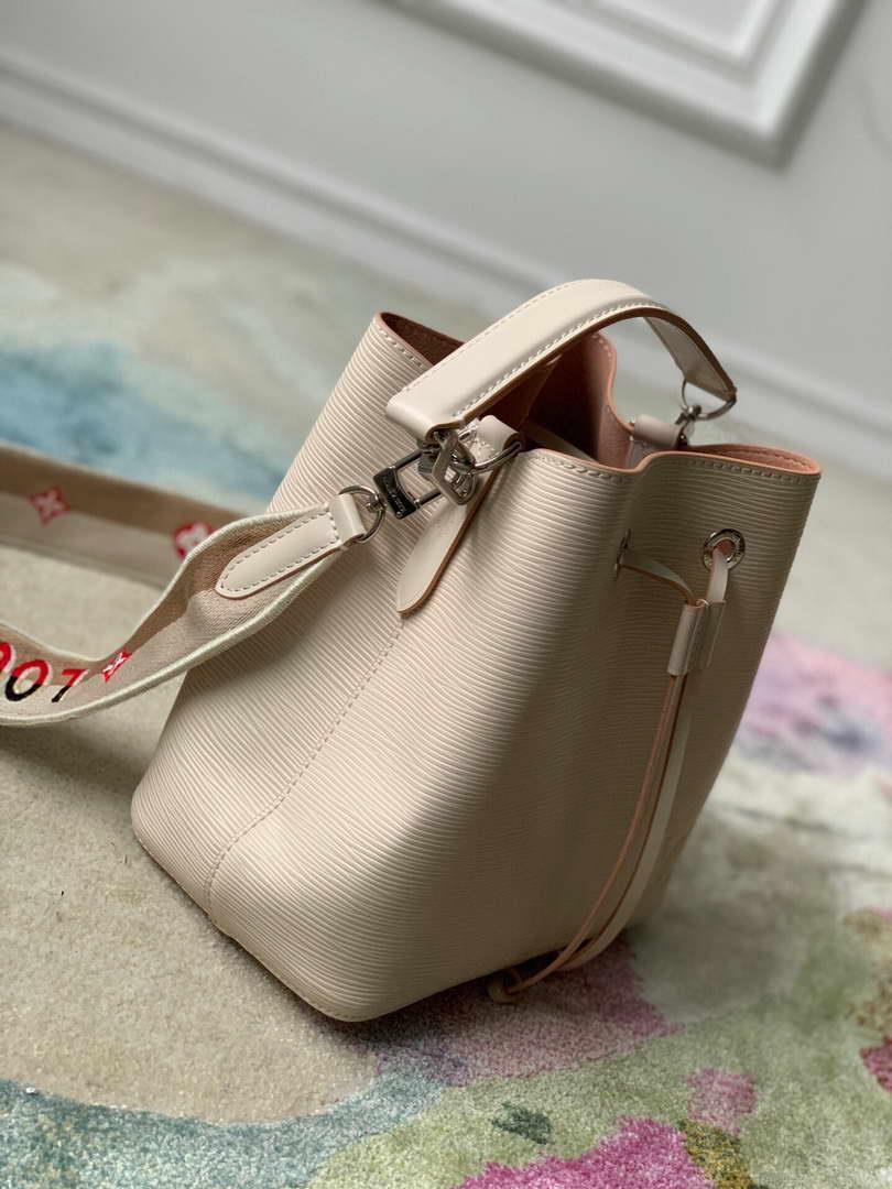 LV M57693 Louis Vuitton NéoNoé BB Bucket Bag M57706 M57691 Quartz White