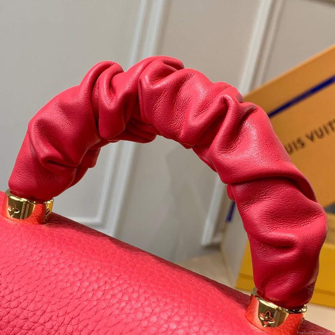 LV M58691 Louis Vuitton Twist PM Leathers Handbag Pondichery Pink