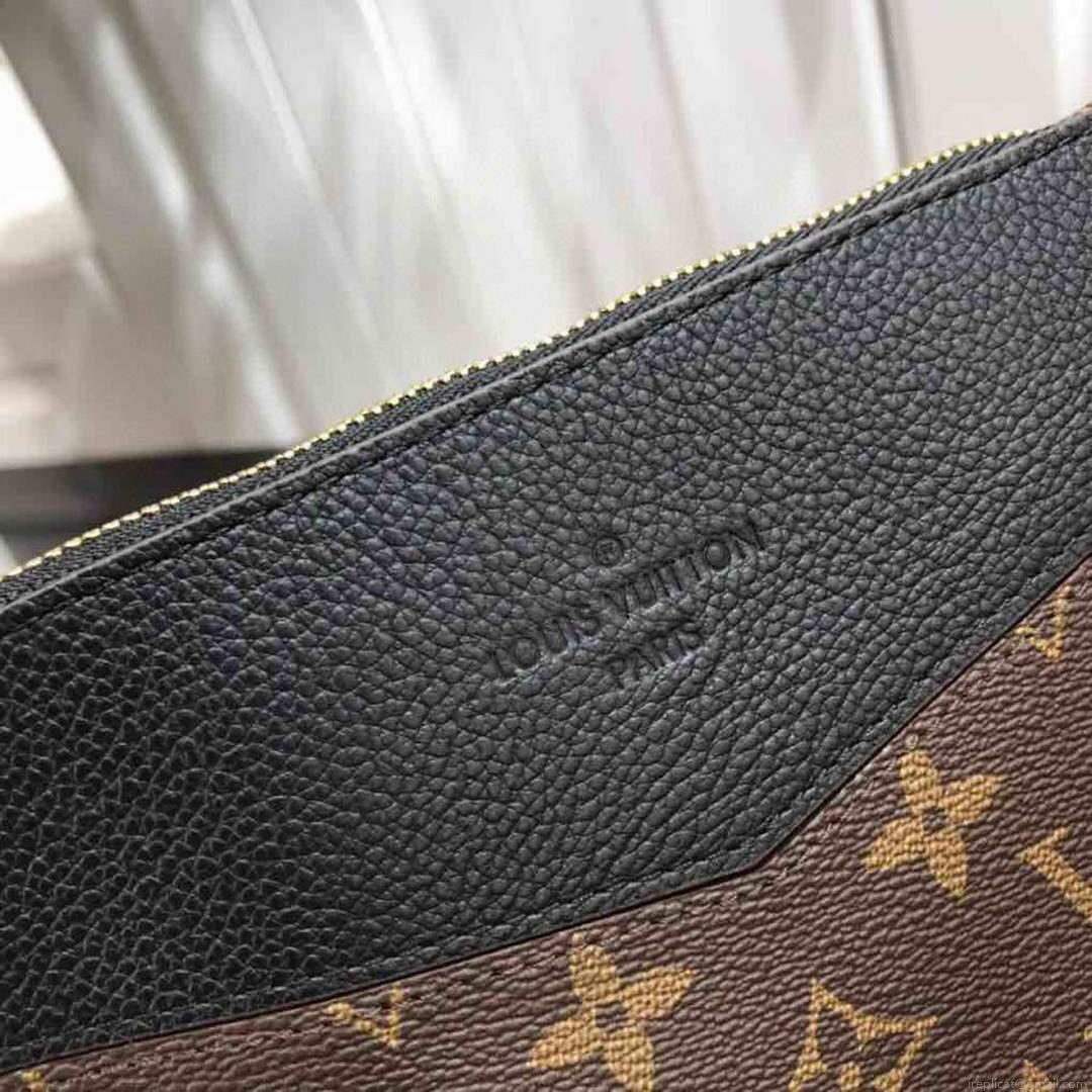 LV M60248 Louis Vuitton Daily Pouch Monogram Canvas Bag M64591 Black