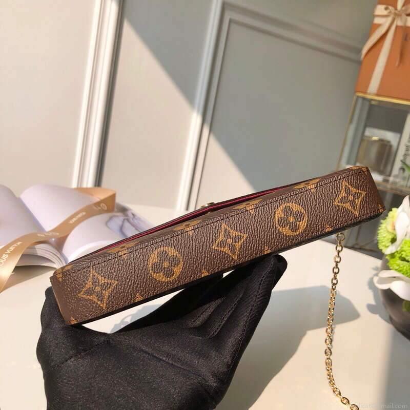LV M61276 Louis Vuitton Felicie Pochette Bag Monogram
