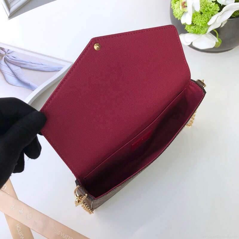 LV M61276 Louis Vuitton Felicie Pochette Bag Monogram