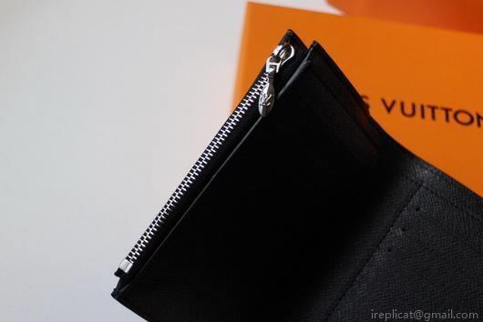 LV M64414 Louis Vuitton Twist Compact Wallet Epi Leather Black