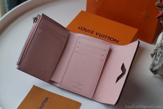LV M64414 Louis Vuitton Twist Compact Wallet Epi Leather Pink