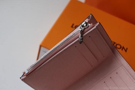 LV M64414 Louis Vuitton Twist Compact Wallet Epi Leather Pink