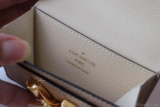 LV M68682 Louis Vuitton Twist Multicartes Wallet Epi Leather Apricot