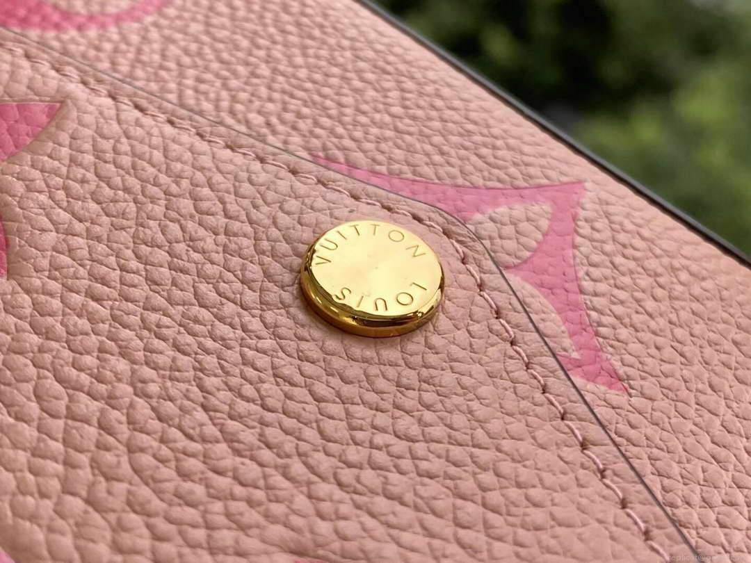 LV M80498 Louis Vuitton Félicie Pochette Bag Pink