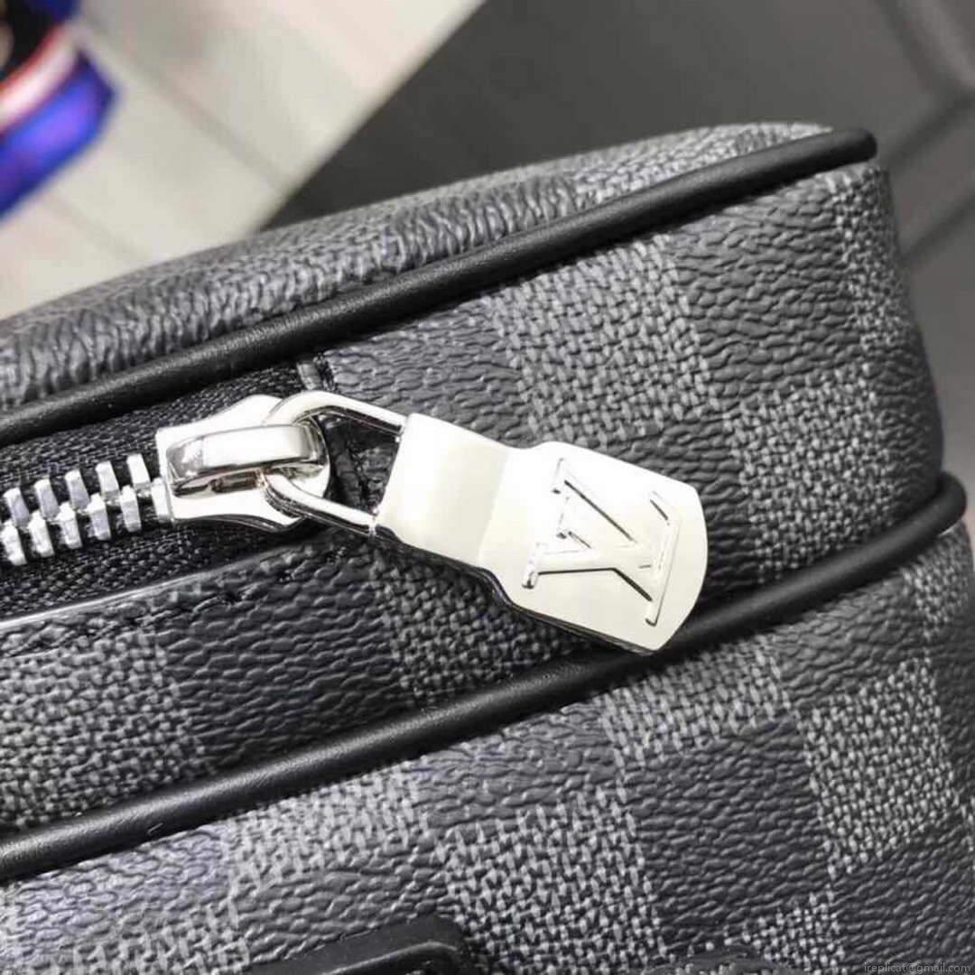 LV N40087 Louis Vuitton Trocadero Messenger NM PM Bag Shoulder Bag Black