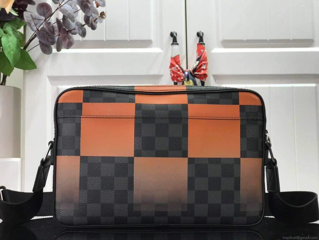 LV N40421 Louis Vuitton Alpha Messenger Bag Damier Graphite