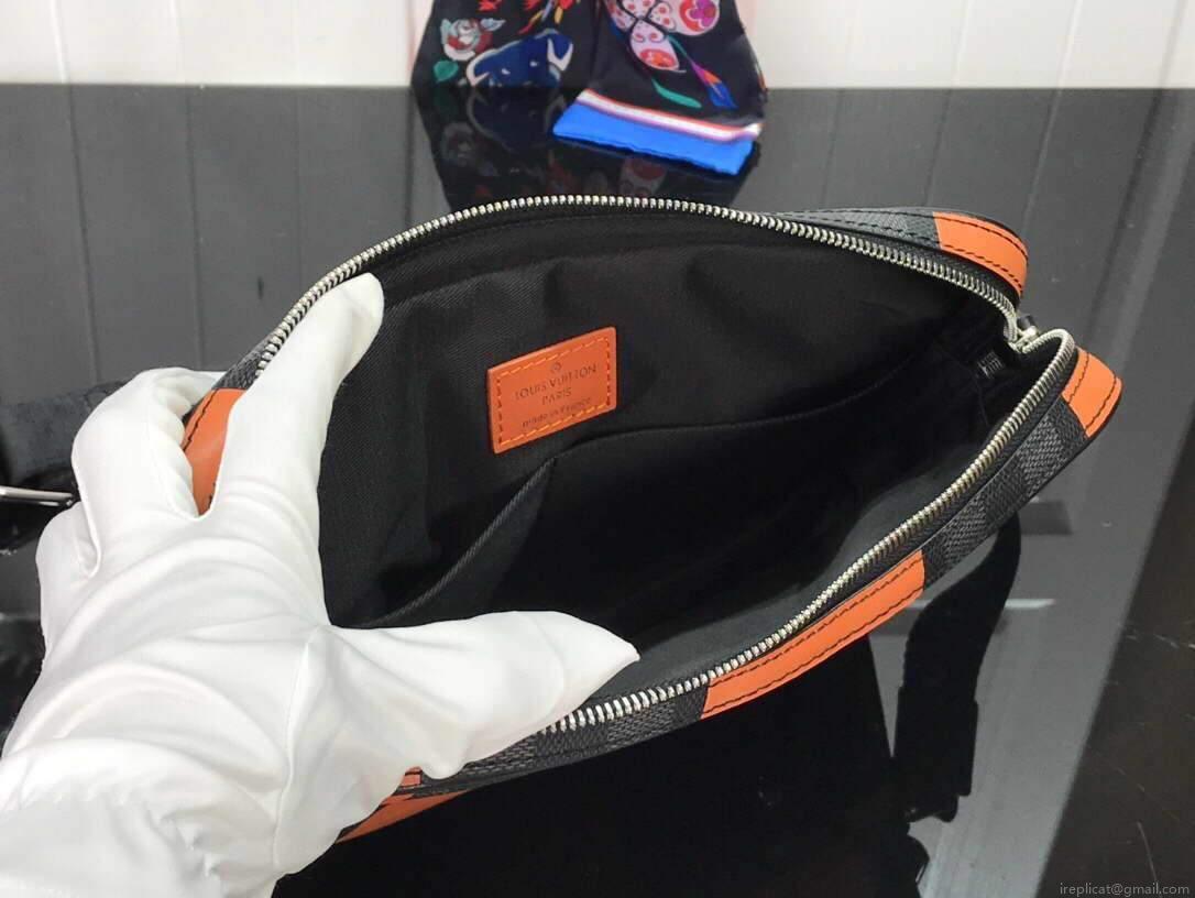 LV N40421 Louis Vuitton Alpha Messenger Bag Damier Graphite
