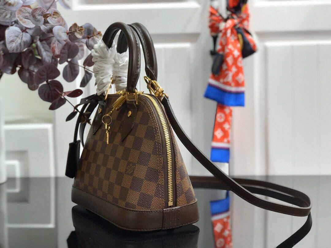 LV N41221 Louis Vuitton Alma BB Damier Ebene M53152 Bag