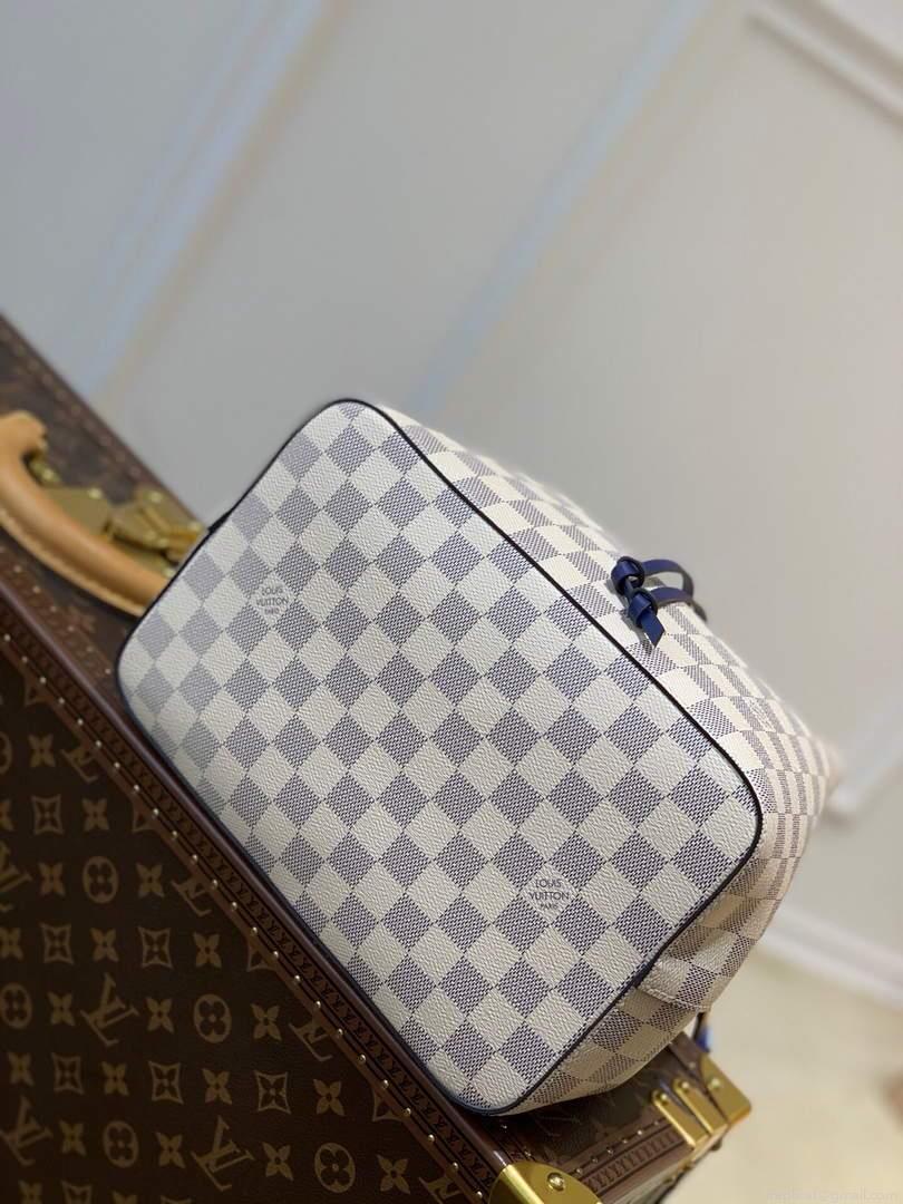 LV N50042 Louis Vuitton NÉONOÉ MM Bucket Bag Blue