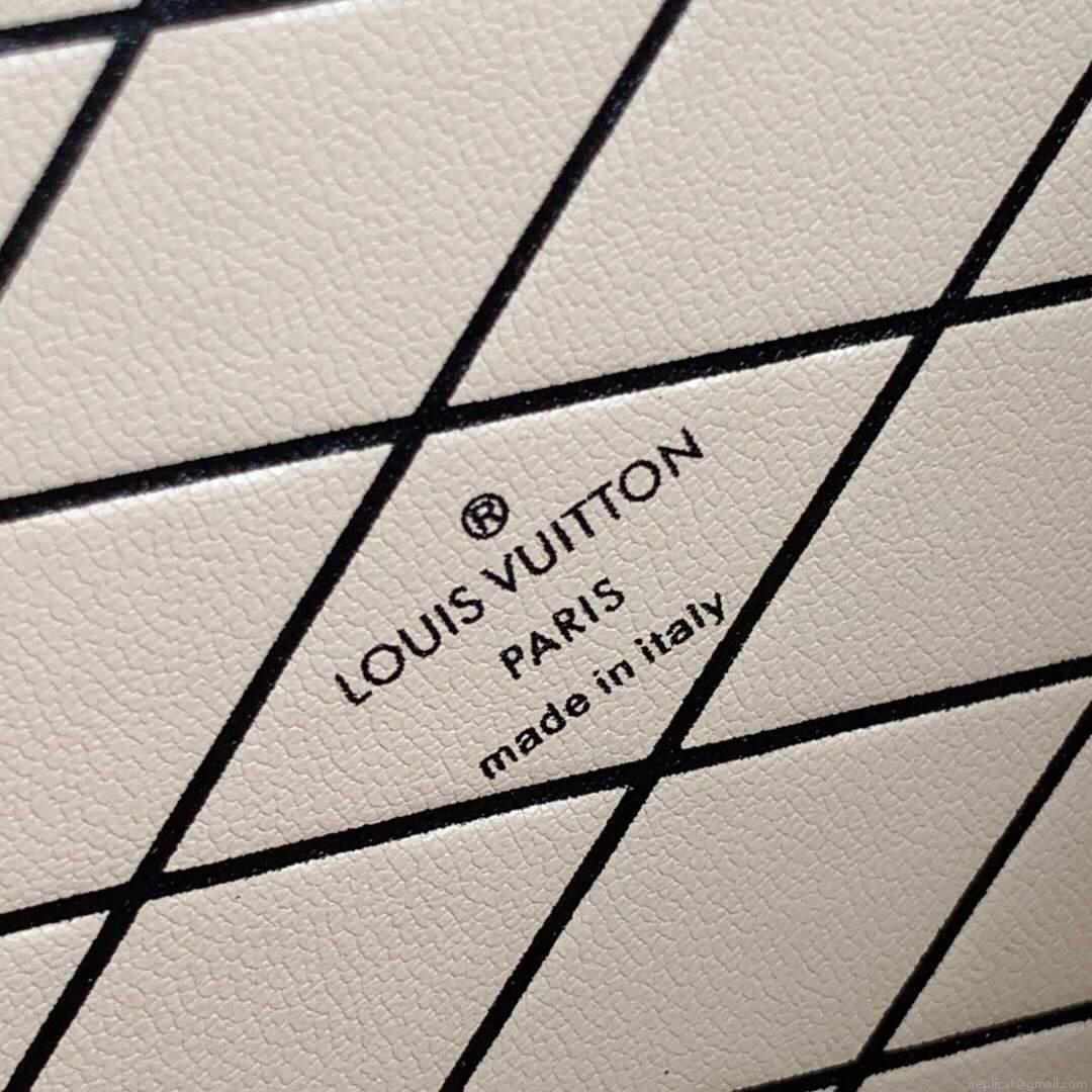 LV N93144 Louis Vuitton Petite Malle crocodilien brillant Bag N93145 Black