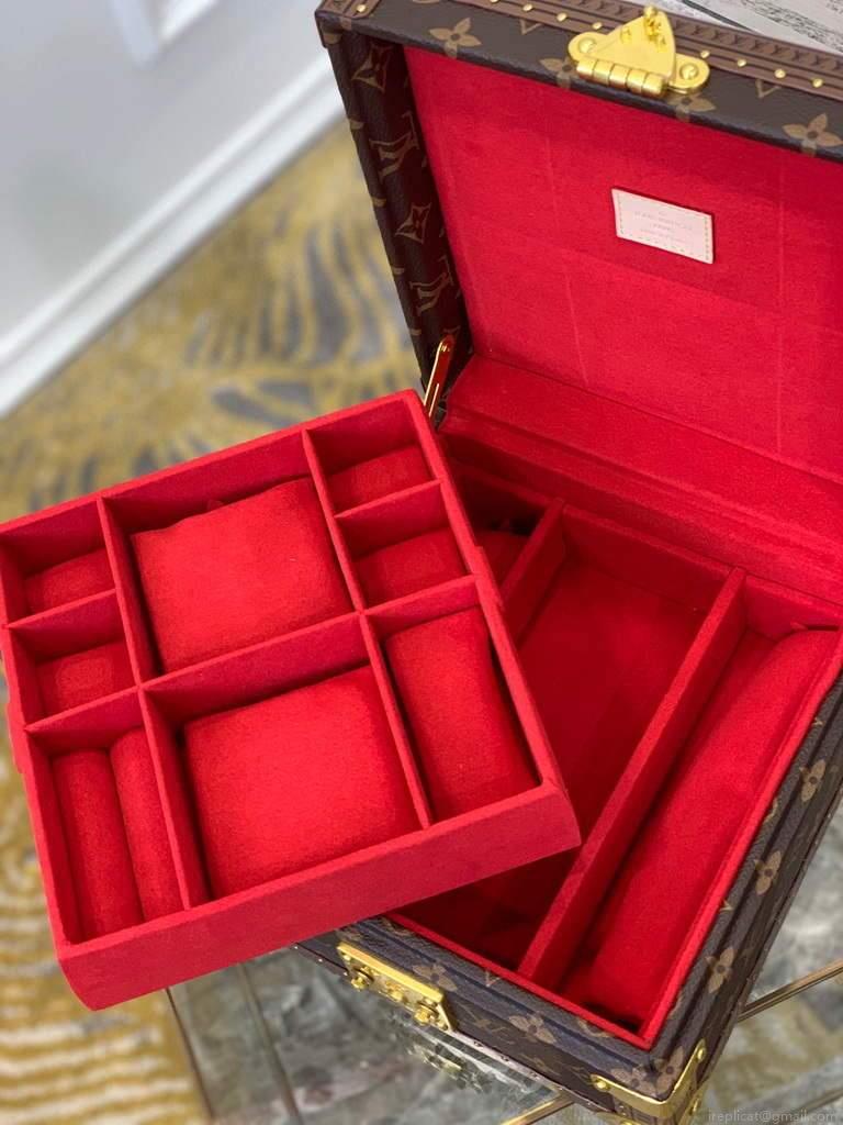Louis Vuitton M13513 Jewelry Box Monogram LV M20040 Red