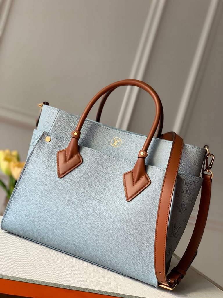 Louis Vuitton M55302 LV M53823 on my side MM M53825 High end Leathers Bag Lake Blue
