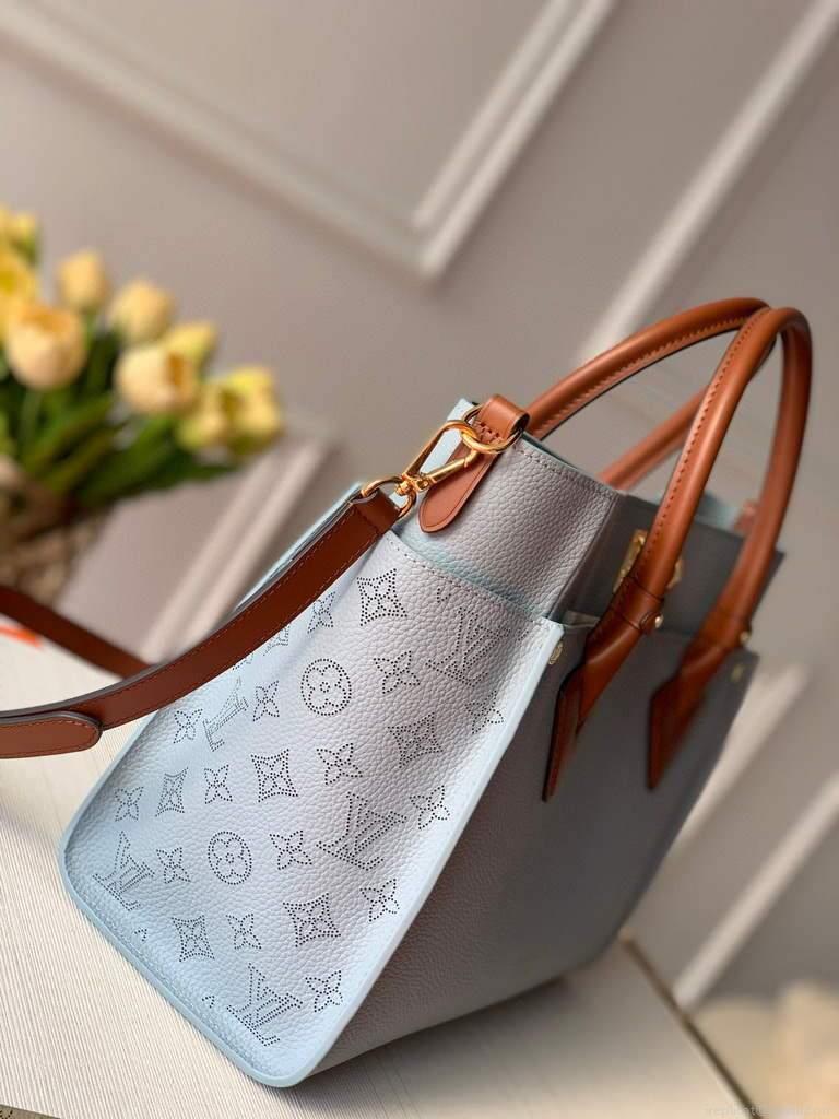 Louis Vuitton M55302 LV M53823 on my side MM M53825 High end Leathers Bag Lake Blue