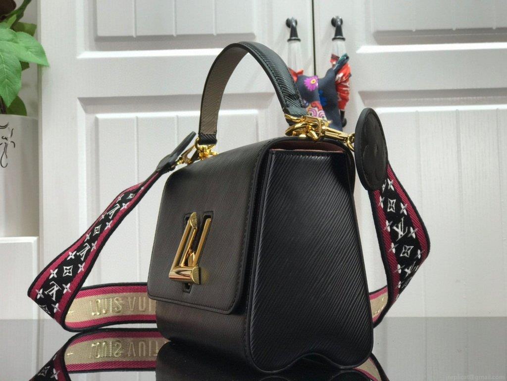 Louis Vuitton M56780 LV Crafty Twist MM Shoulder Bag M50280 Epi Black