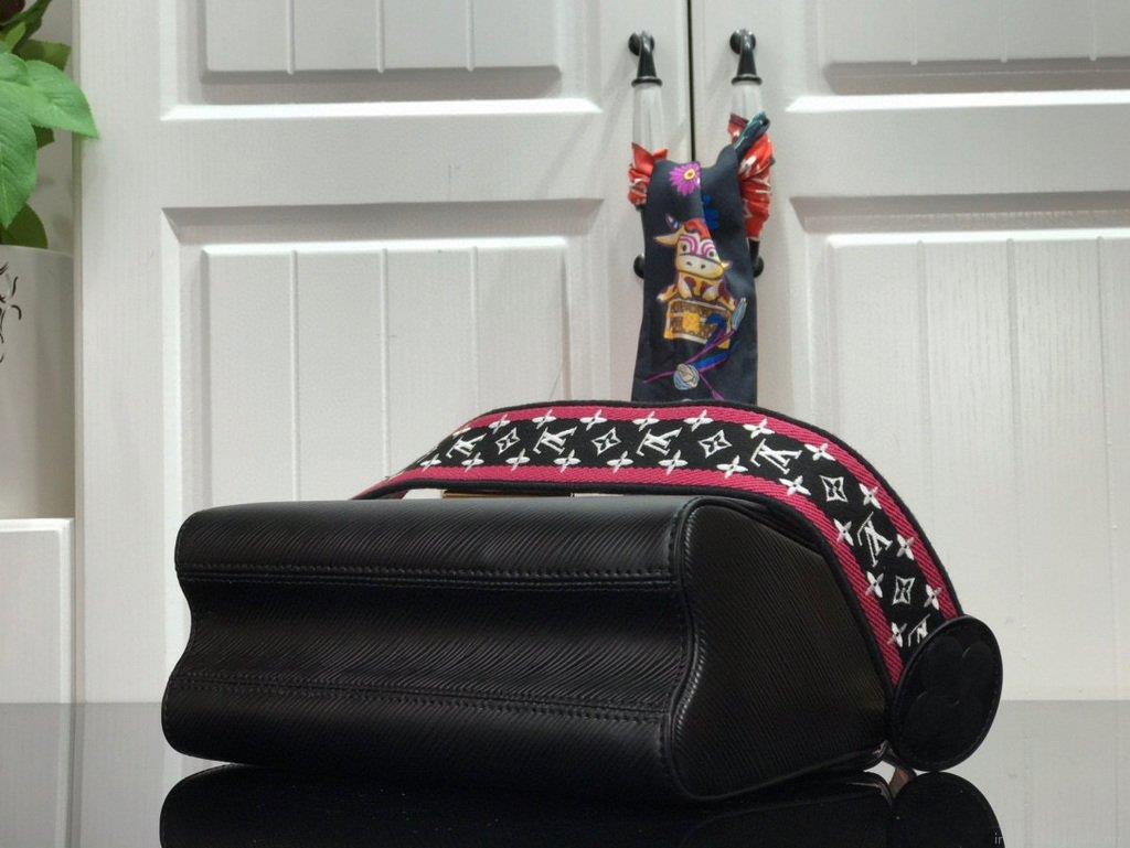 Louis Vuitton M56780 LV Crafty Twist MM Shoulder Bag M50280 Epi Black