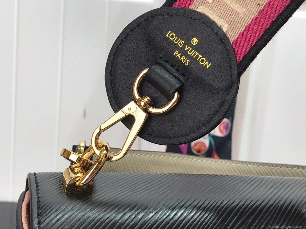 Louis Vuitton M56780 LV Crafty Twist MM Shoulder Bag M50280 Epi Black