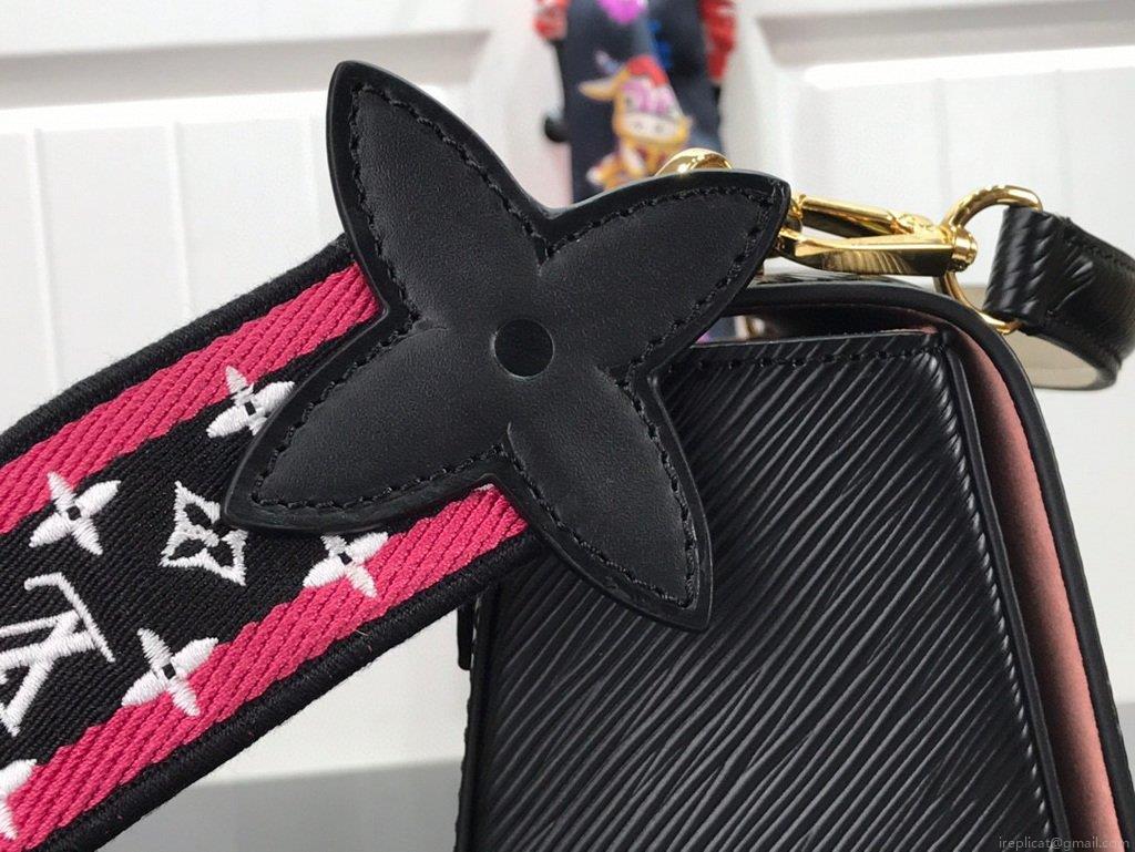 Louis Vuitton M56780 LV Crafty Twist MM Shoulder Bag M50280 Epi Black
