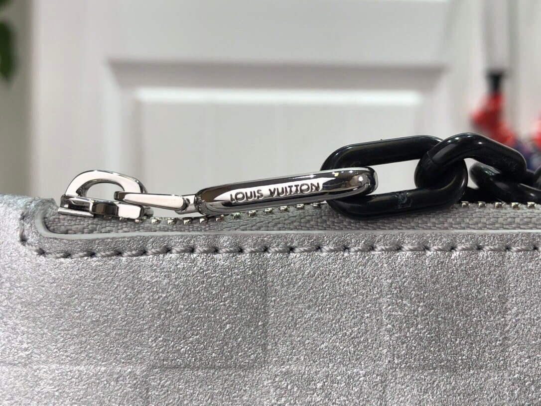 LV M59681 Louis Vuitton In The Loop Trio Pouch Silver