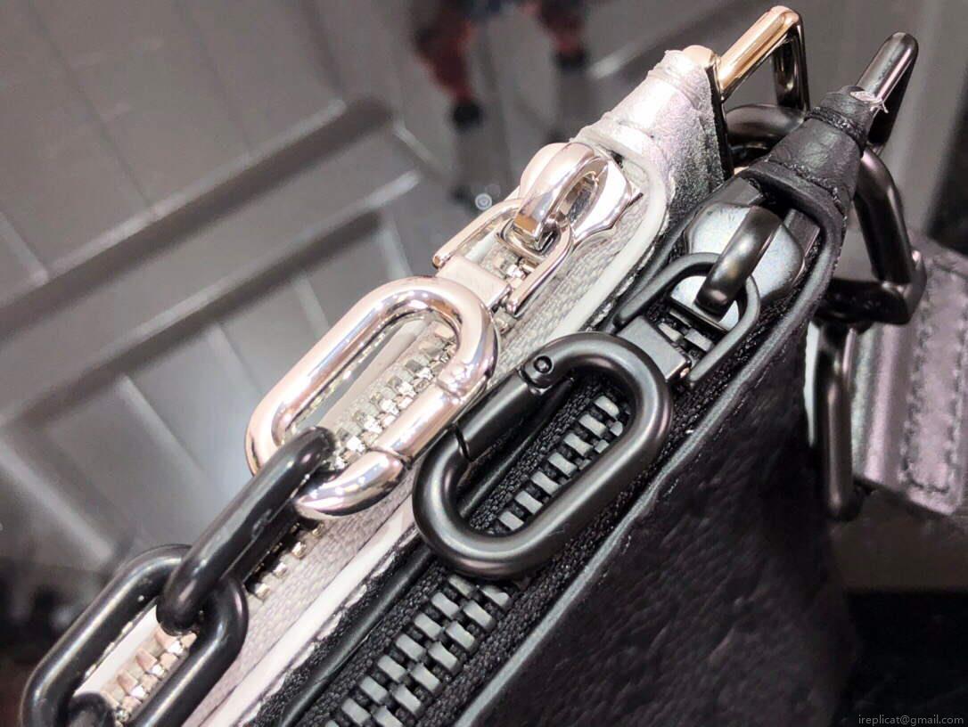LV M59681 Louis Vuitton In The Loop Trio Pouch Silver