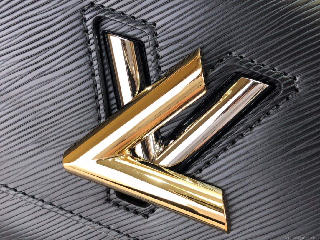 LV M59411 Louis Vuitton Twist MM Black