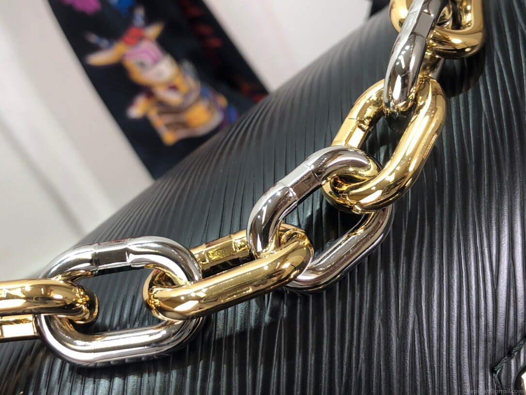 LV M59411 Louis Vuitton Twist MM Black