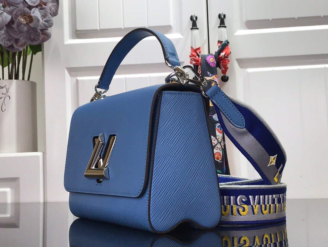 LV M57505 Louis Vuitton Twist MM Epi Grained Cowhide Leather