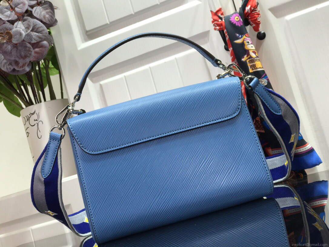 LV M57505 Louis Vuitton Twist MM Epi Grained Cowhide Leather