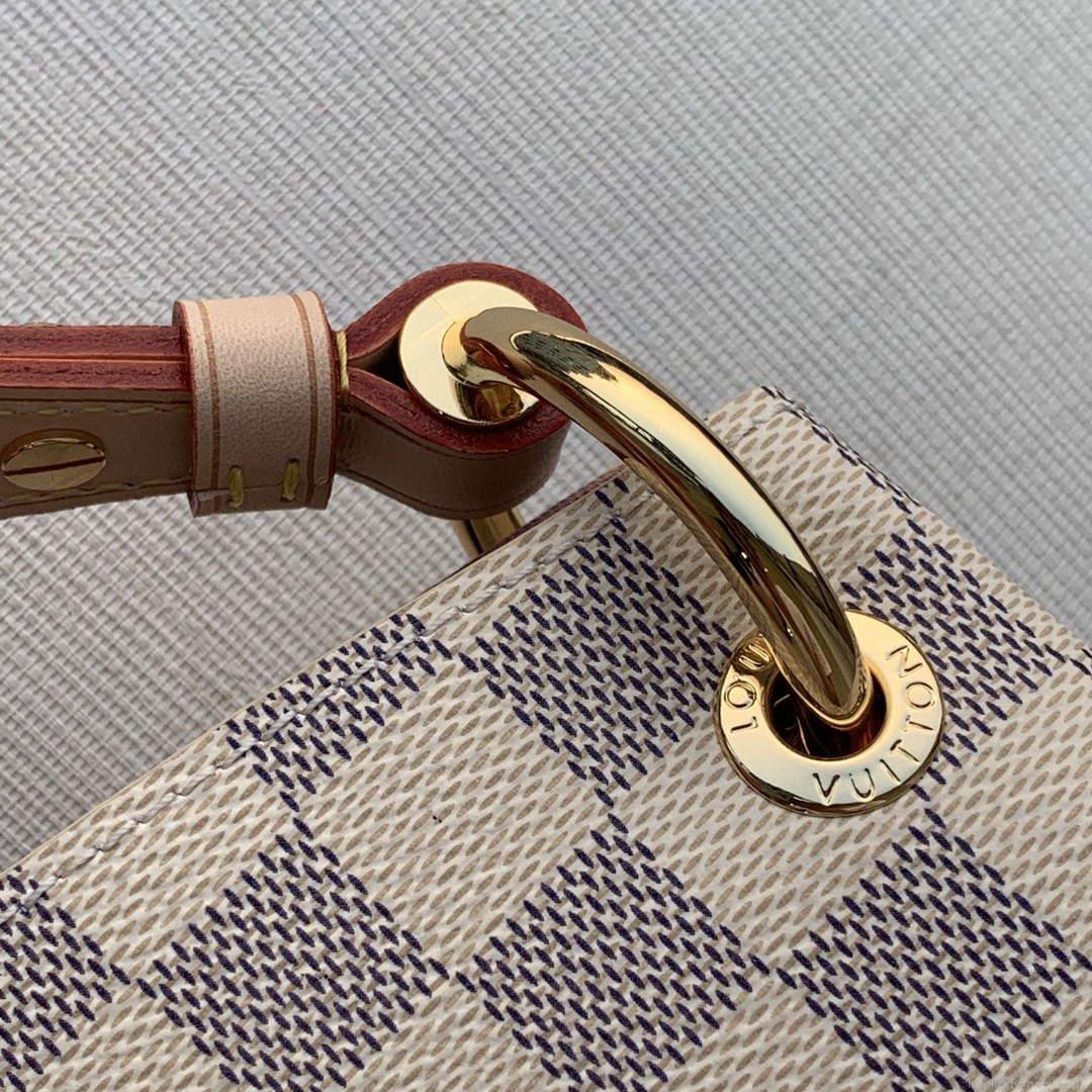 LV N42233 Louis Vuitton Graceful MM Damier azur canvas
