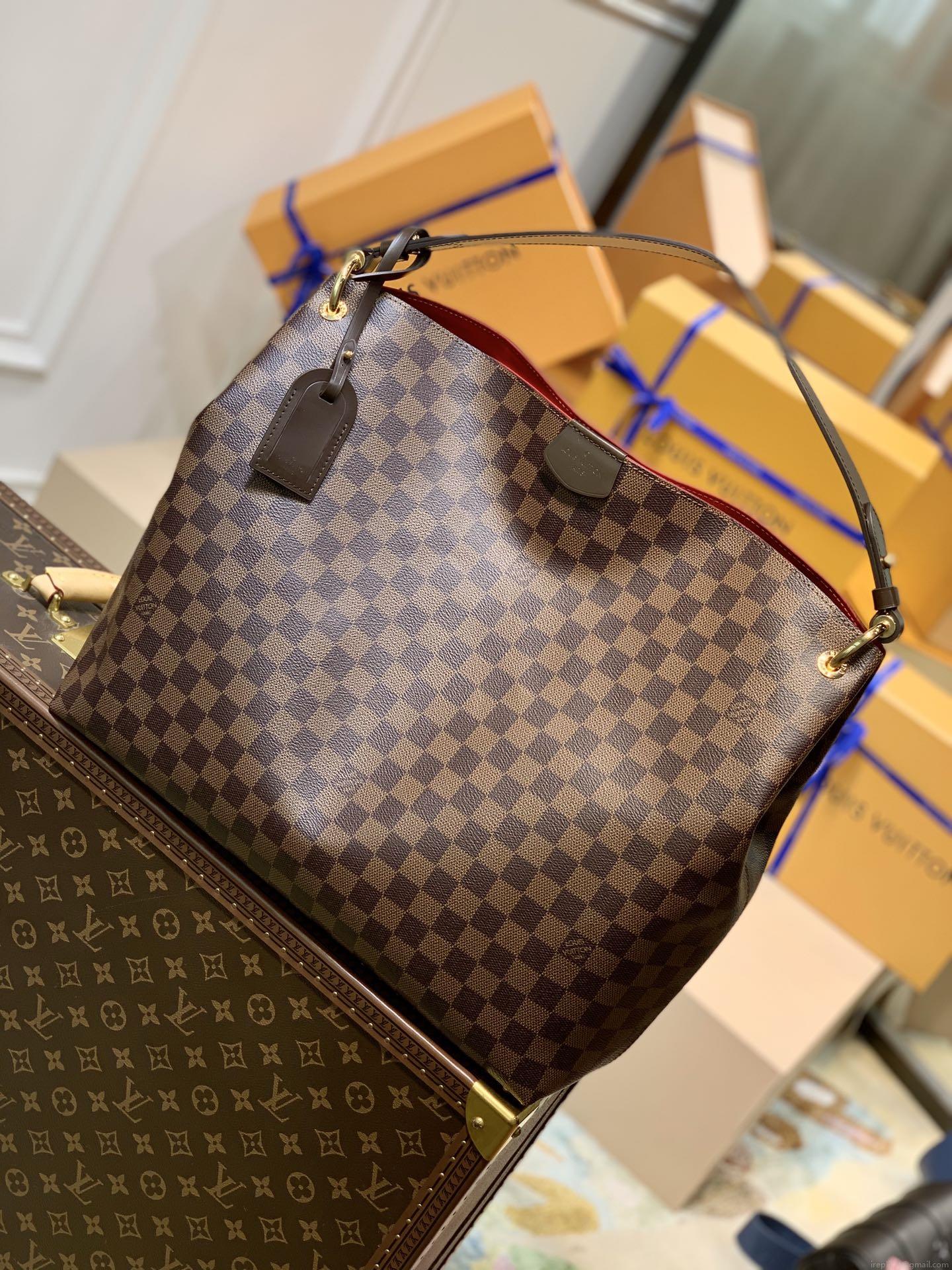 LV N44045 Louis Vuitton Graceful MM N42233 Damier Ebène