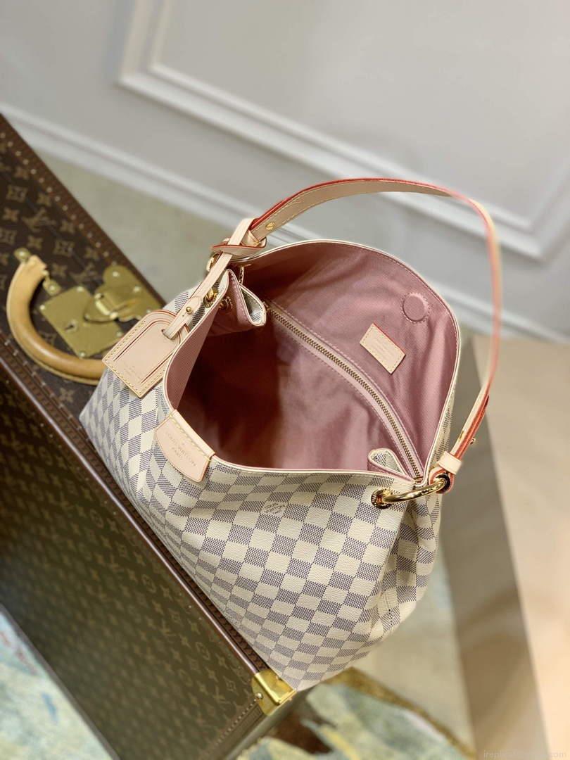 LV N42249 Louis Vuitton Graceful PM M43701 Damier Azur