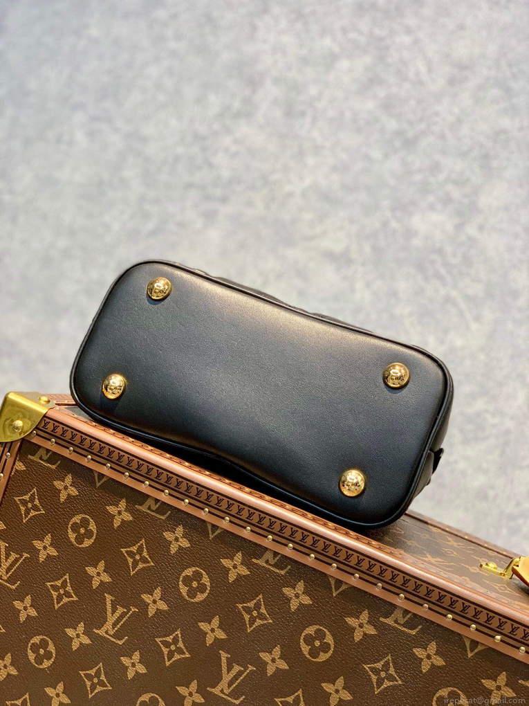 LV M59793 Louis Vuitton Alma BB Handbag Black