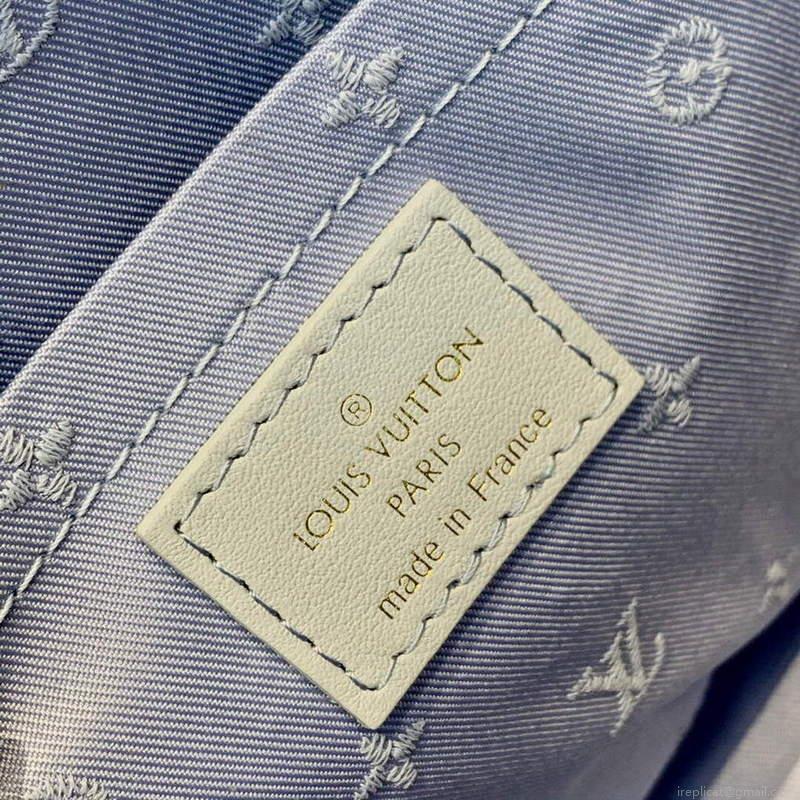 LV M59822 Louis Vuitton Alma BB Handbag Glacier Blue