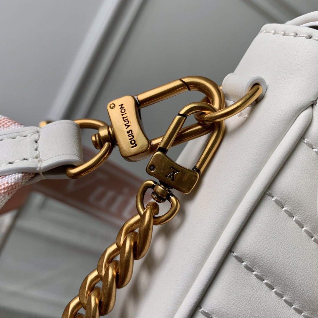 LV M56466 Louis Vuitton New Wave Multi-Pochette Leather M56461 White