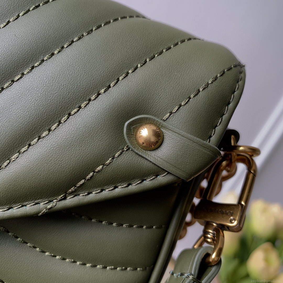 LV M56471 Louis Vuitton New Wave Multi-Pochette Leather M56461 Green