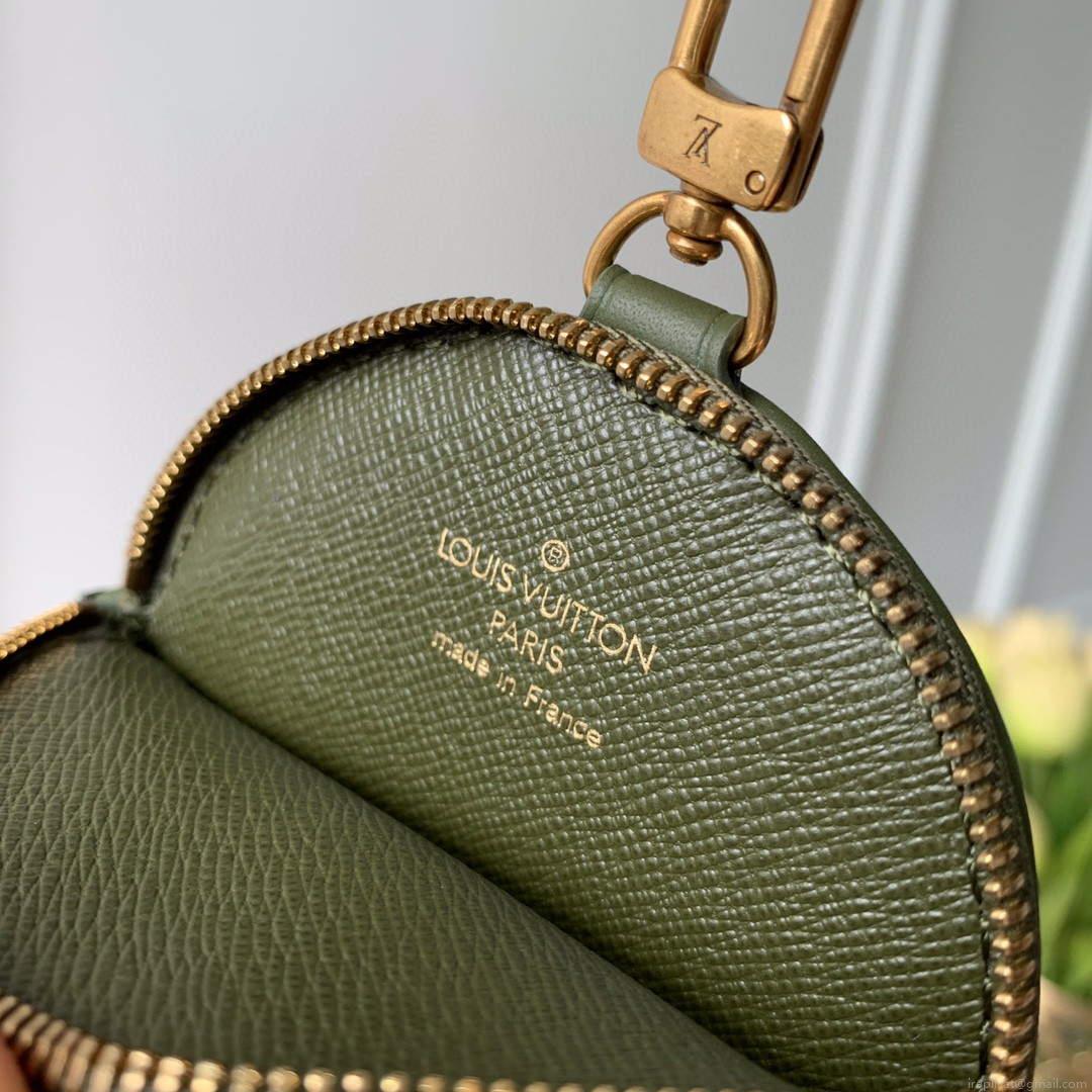 LV M56471 Louis Vuitton New Wave Multi-Pochette Leather M56461 Green