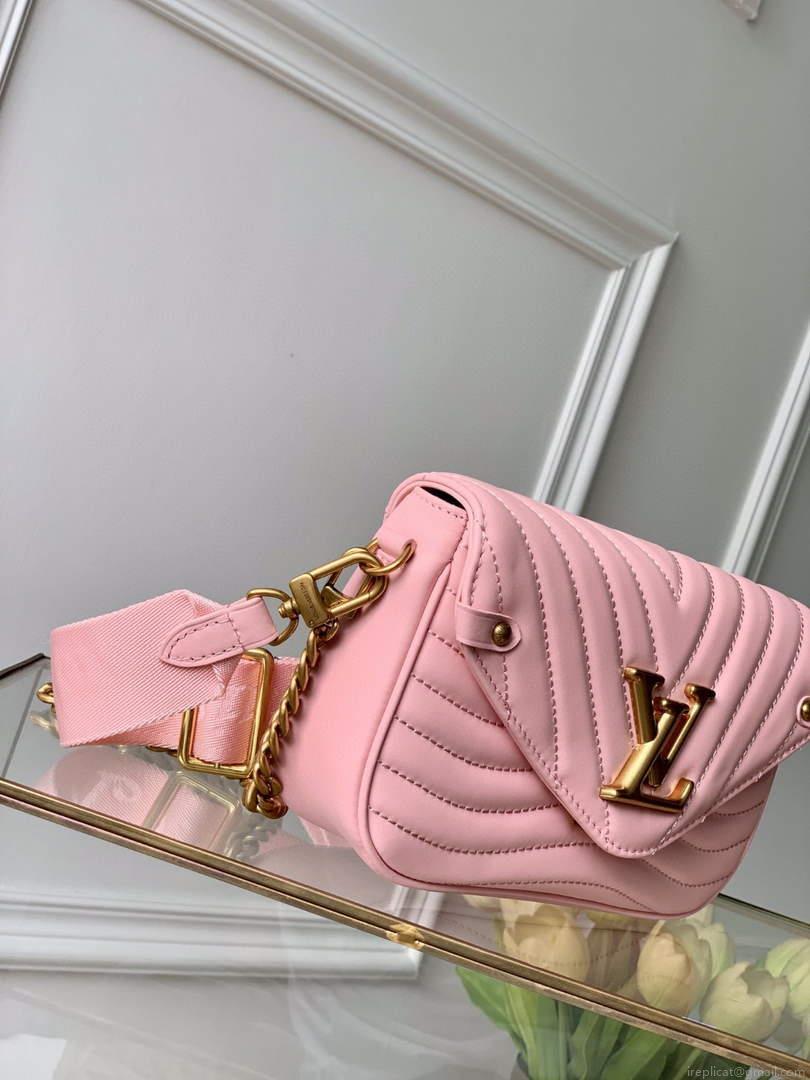 LV M56468 Louis Vuitton New Wave Multi-Pochette Leather M56461 Pink