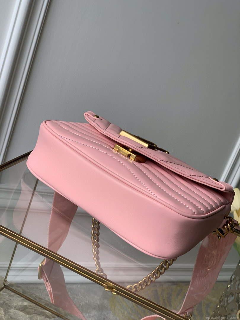 LV M56468 Louis Vuitton New Wave Multi-Pochette Leather M56461 Pink