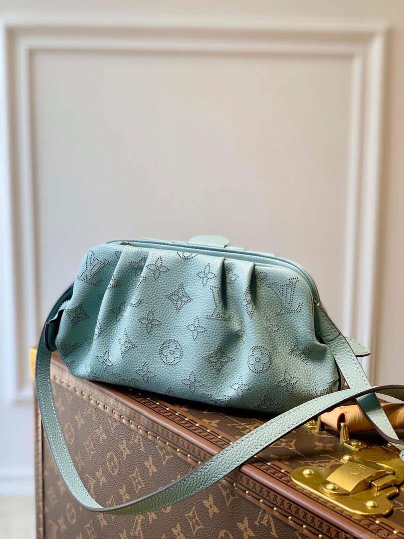LV M80094 Louis Vuitton Scala Mini Pouch Bag M80092 Blue