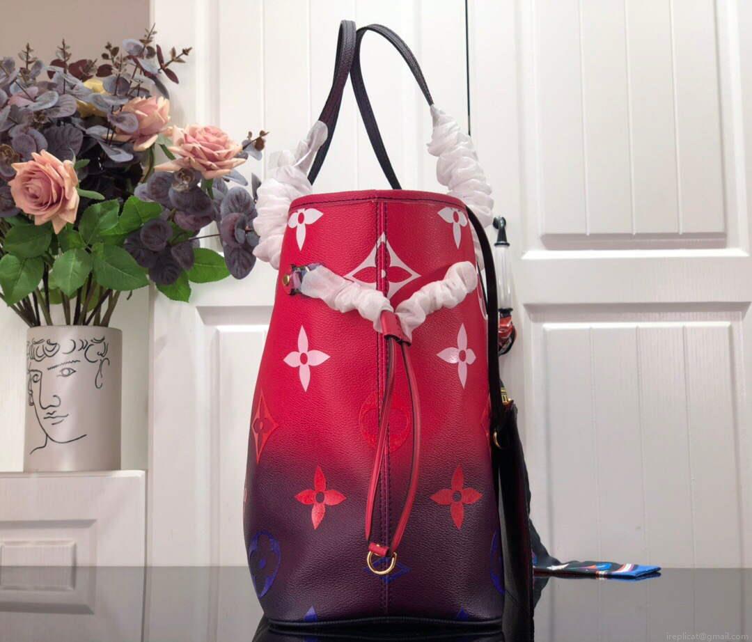 LV M20511 Louis Vuitton Neverfull MM Tote Bag