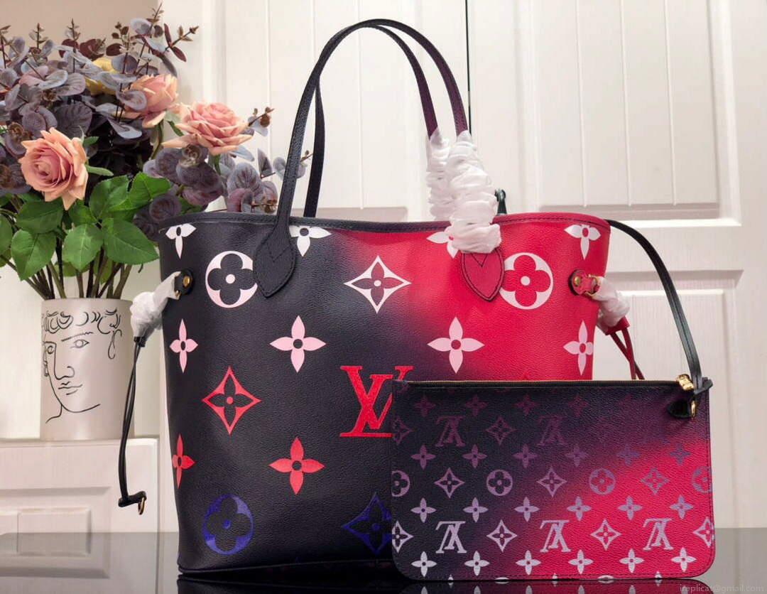LV M20511 Louis Vuitton Neverfull MM Tote Bag