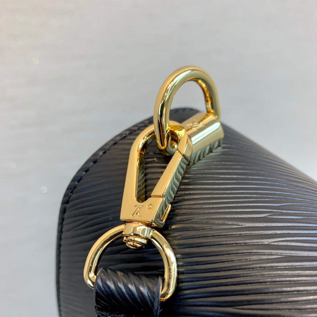 LV M59885 Louis Vuitton Twist MM Handbag Black