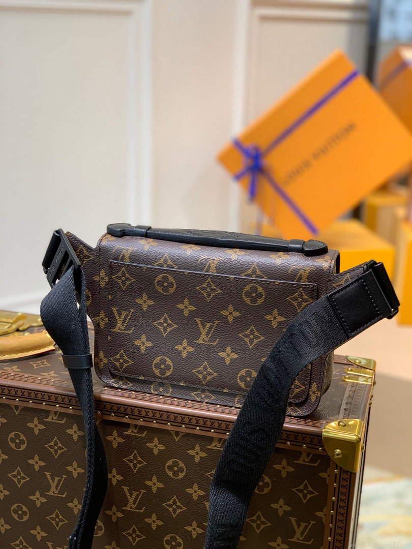 LV M45807 Louis Vuitton S Lock Sling Bag Black