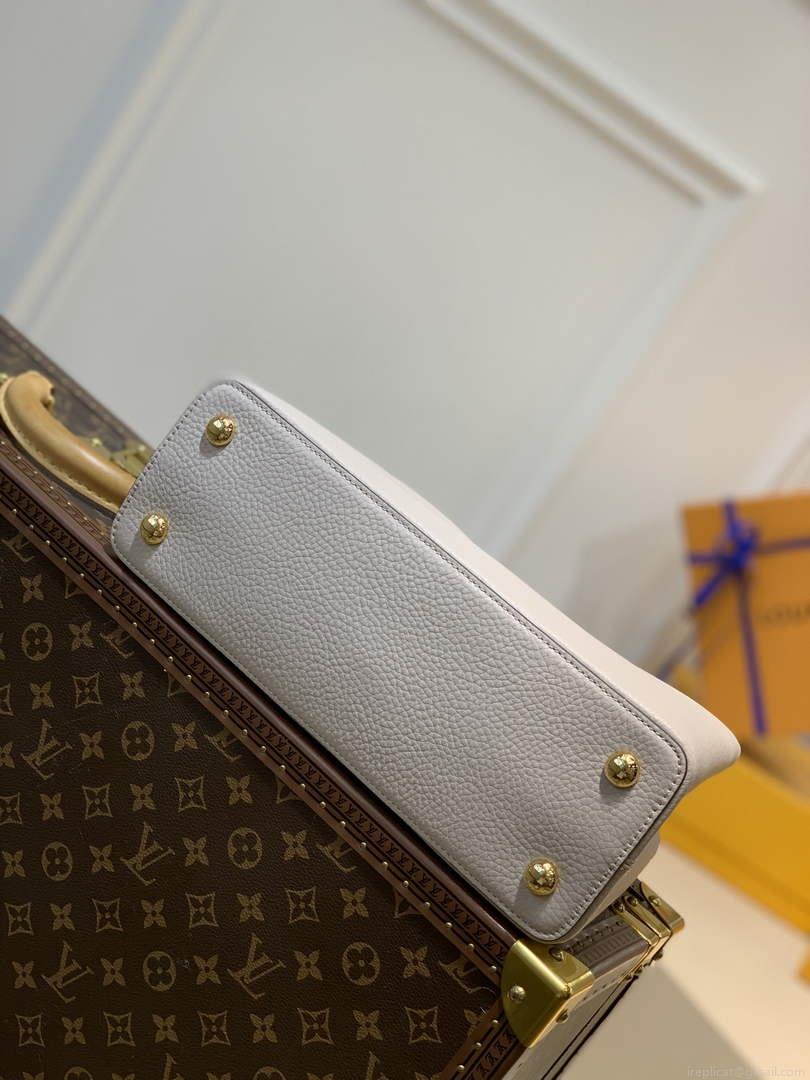 LV M57904 Louis Vuitton Capucines BB Handbag Apricot and Orange