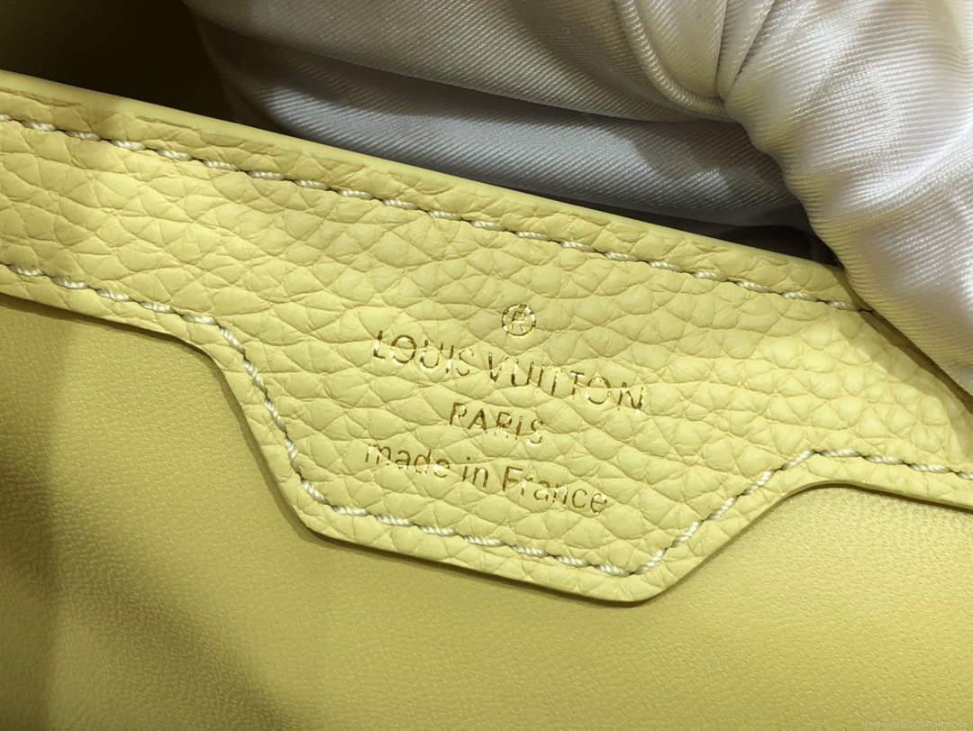 LV M58586 Louis Vuitton Capucines BB Handbag Yellow